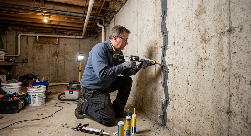 Basement Crack Repair in Contra Costa County, CA