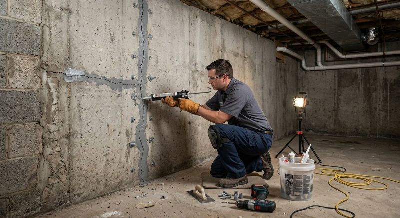 Basement Crack Repair in Contra Costa County, CA