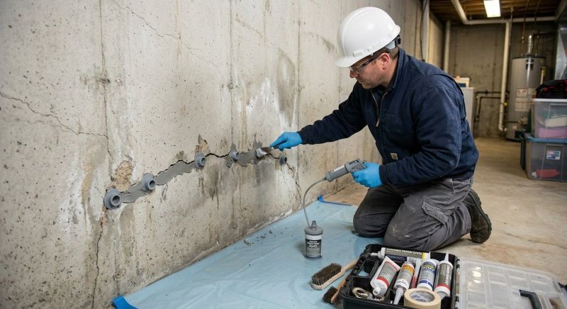 Basement Crack Repair in Contra Costa County, CA