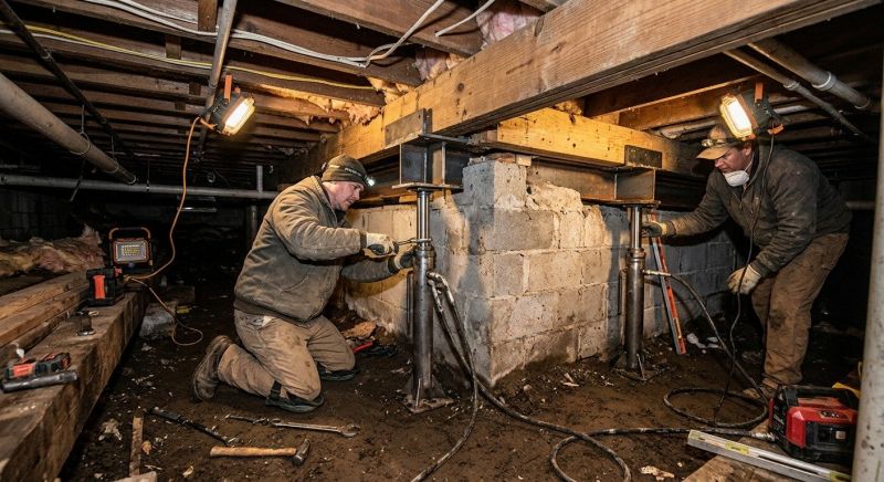 Basement Foundation Repair in Vallejo, CA
