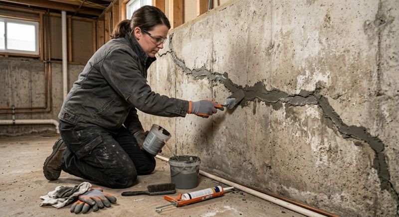 Cracked Basement Floor Repair in Contra Costa County, CA