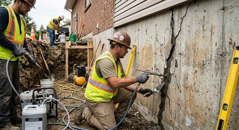 Cracked Foundation Repair in Fairfield, CA