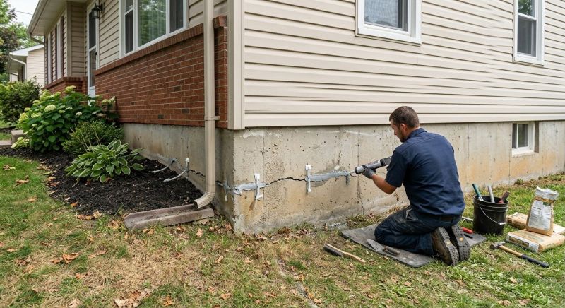 Cracked Foundation Repair in Travis Afb, CA