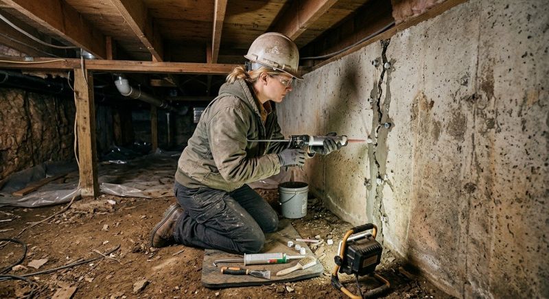 Crawlspace Foundation Repair in Contra Costa County, CA