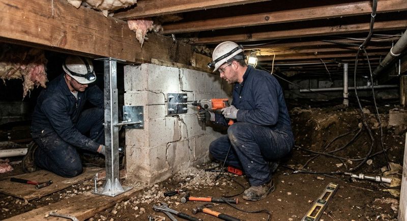 Crawlspace Foundation Repair in Contra Costa County, CA