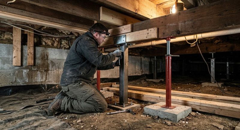 Crawlspace Structural Repair in Contra Costa County, CA