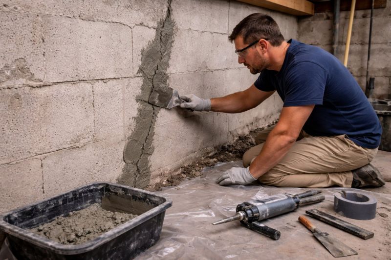 Foundation Crack Repair in Solano County, CA