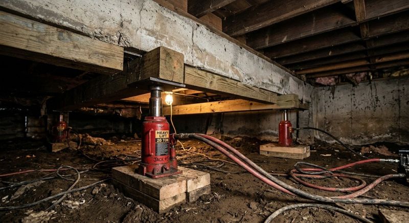 Foundation Jacking in Pleasanton, CA