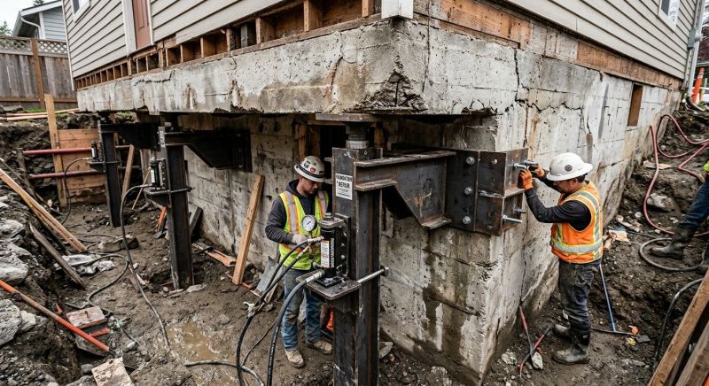 Foundation Lifting in Moraga, CA
