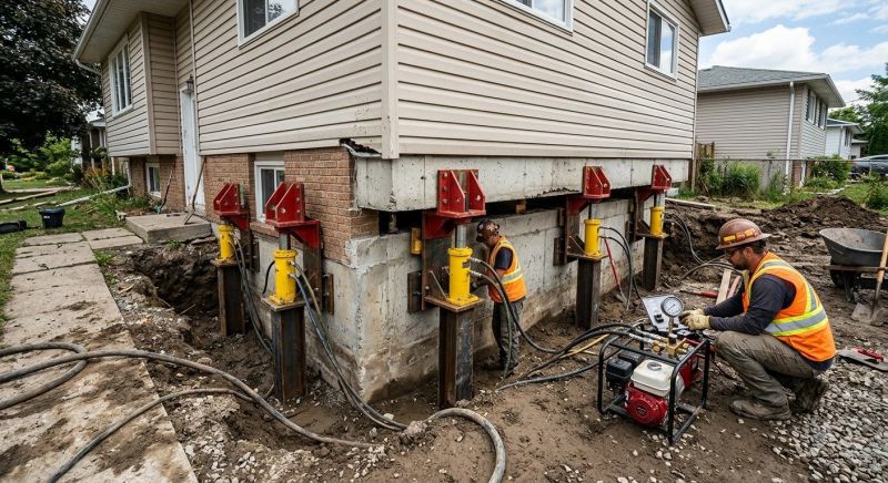 Foundation Lifting in Pleasanton, CA