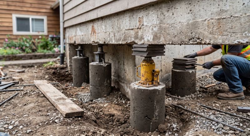 Foundation Pier Leveling in Contra Costa County, CA