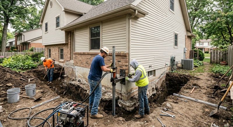 Foundation Settlement Repair in Contra Costa County, CA