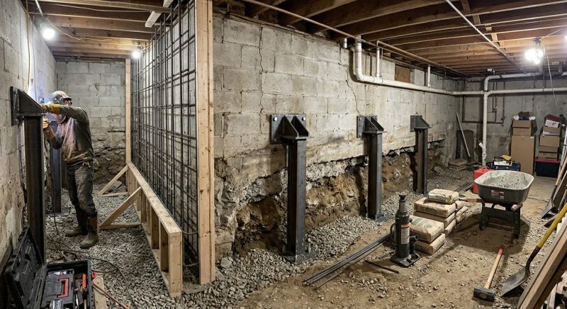 Foundation Stabilizing in Concord, CA