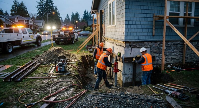 Foundation Stabilizing in Solano County, CA