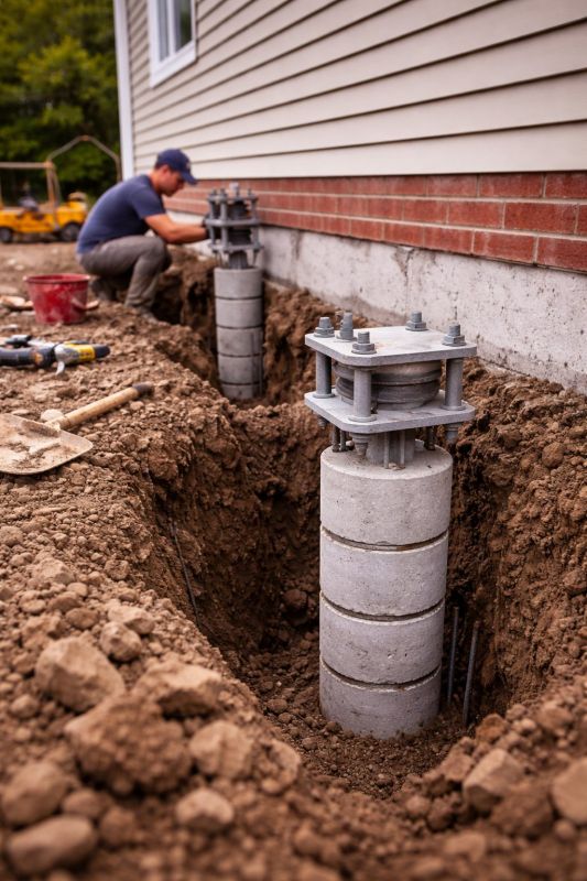 Helical Piers Installation in Contra Costa County, CA