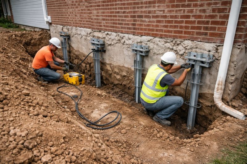 Helical Piers Installation in Contra Costa County, CA