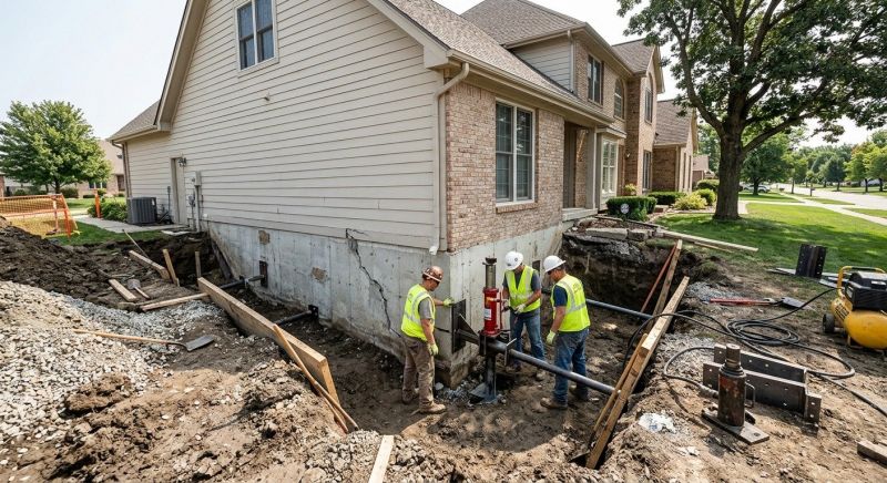 Sinking Foundation Repair in Castro Valley, CA