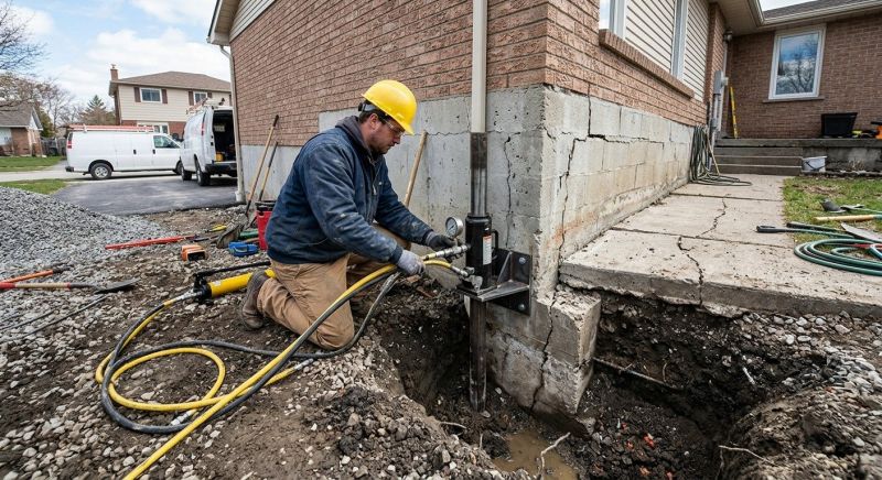 Sinking Foundation Repair in Travis Afb, CA